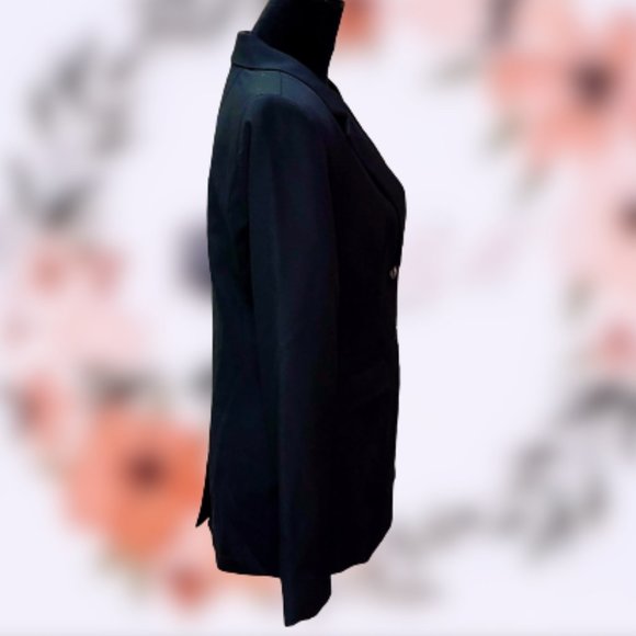 💕1901 Black 2 Button Blazer size 8 - Picture 4 of 11
